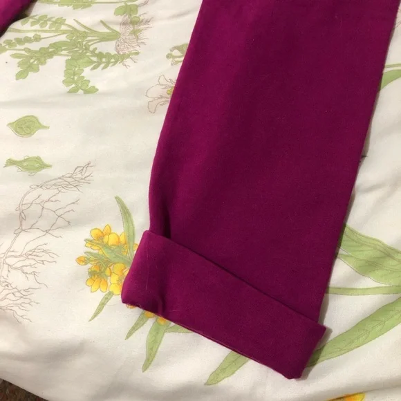 Hanna Andersson Kids' Magenta and Violet Joggers - Picture 4 of 10